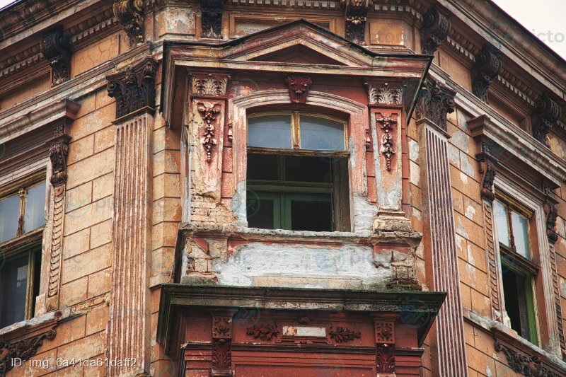 Alte Fassade in Tschechien