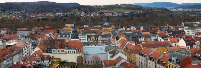Altstadt von Rudolstadt in Thüringen