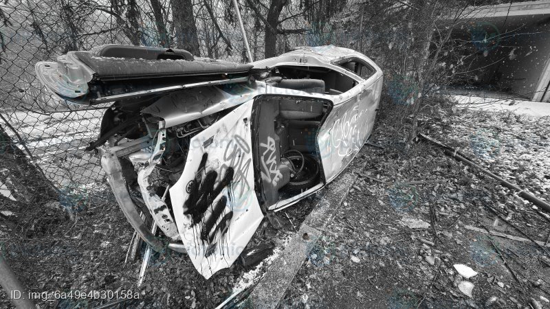 Lost Place eines Autos
